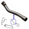 Turbo Intercooler Hose OUTLET JEEP 04891705AB 04891705AC - A5055422200175