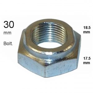 Wheel Hub Nut Self locking VW AUDI SEAT SKODA REAR 30mm 171407643A - A5055422205316