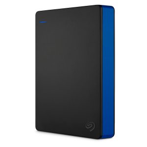 Seagate Game Drive 4TB USB PlayStation 4 External Hard Drive (Black/Blue) - STGD4000400