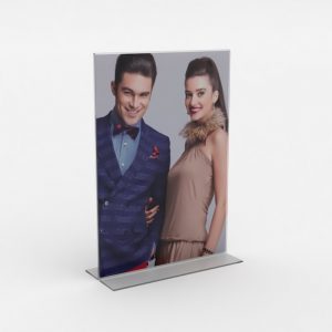 Double Sided Freestanding Poster Holder: A5 Port