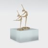 Solid Frosted Acrylic Display Block: 50(w) x 25(h) x 50mm(d)