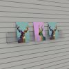 Slatwall Compact Card Display: 800mm (W) x 75mm (H) x 40mm (D)