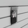 Slatwall Acrylic Sign / Poster Display: 1/3 A4 Port