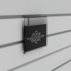 Slatwall Acrylic Poster Holder / Sign Holder A6 Landscape