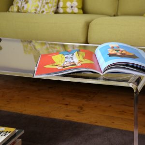 Clear Acrylic Coffee Table