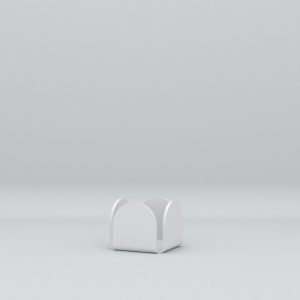 Small Stationery Holder. Moonlight White