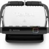 TEFAL Optigrill Elite GC750D40 Smart Health Grill - Silver & Black