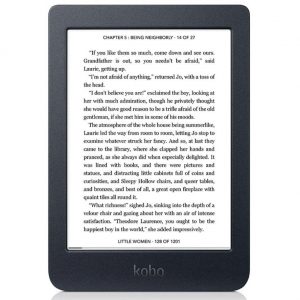 KOBO Nia HD 6" eReader - 8 GB, Black, Black