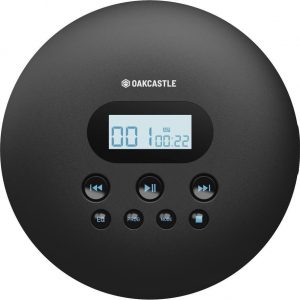 OAKCASTLE CD100 Bluetooth Personal CD Player - Black