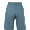 Weird Fish Rayburn Organic Cotton Flat Front Shorts Blue Mirage Size 44