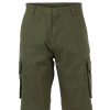 Weird Fish Rigney Organic Cotton Cargo Shorts Dark Olive Size 32