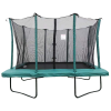 Velocity 7x10ft Green Powder Coated Rectangular Trampoline With Safety Enclosure