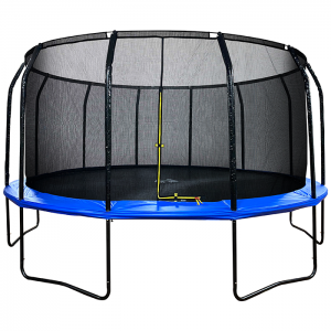 Air League 16ft Powder Coated Trampoline & Enclosure Blue