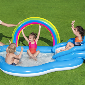 Bestway Rainbow Shine Paddling Pool and Play Centre