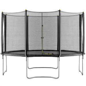 Velocity 12ft Trampoline & Enclosure Black