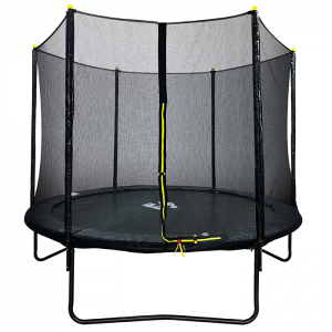 Velocity 8ft Trampoline and Safety Enclosure Black