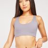 Twisted Back Crop Sports Bra